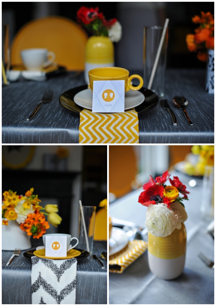 Modern London Tea Party Inspired Baby Shower