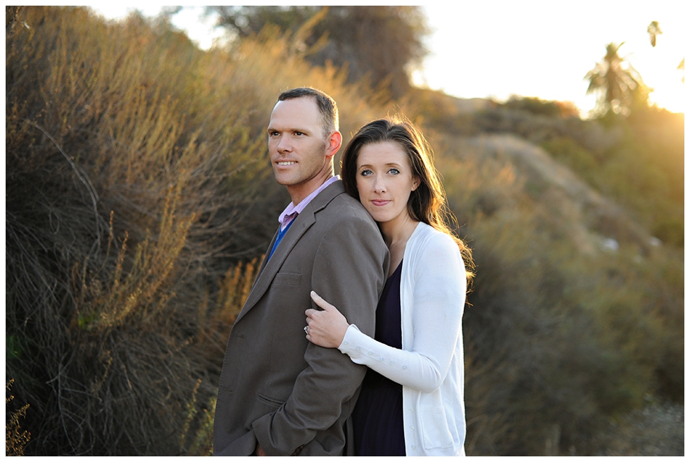 Romantic Redlands Military Engagement Photos, Lee and Meghan
