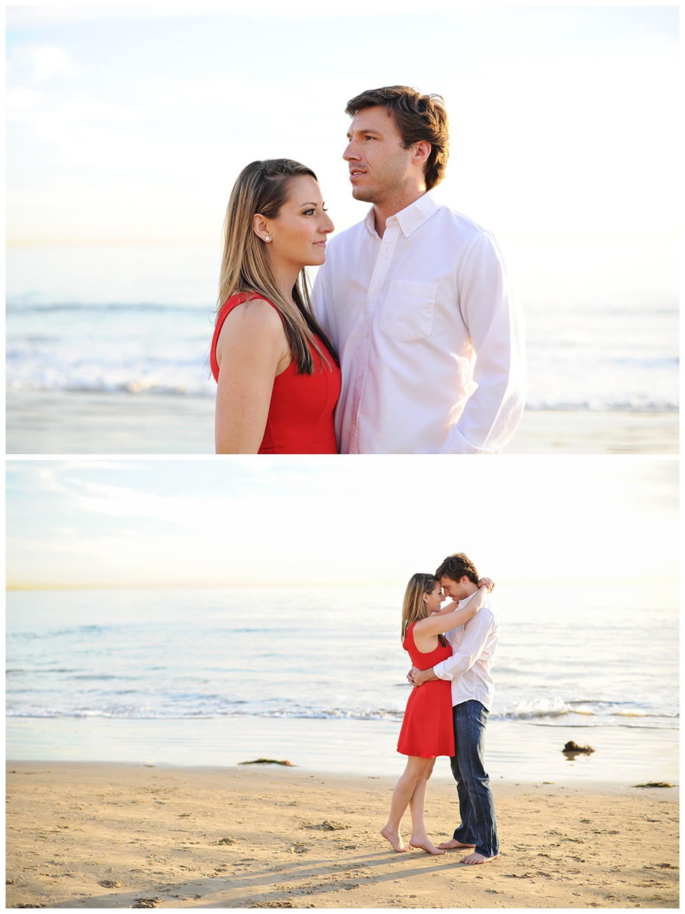 Romantic Crystal Cove Laguna Beach Sunset Engagement Photos Wes and Sara-08