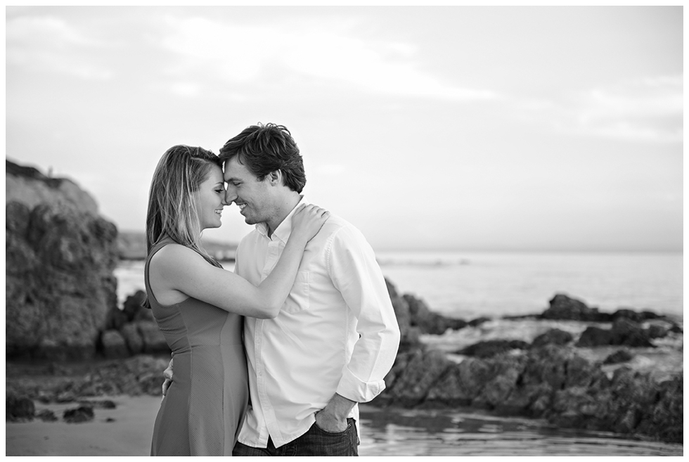 Romantic Crystal Cove Laguna Beach Sunset Engagement Photos Wes and Sara-17