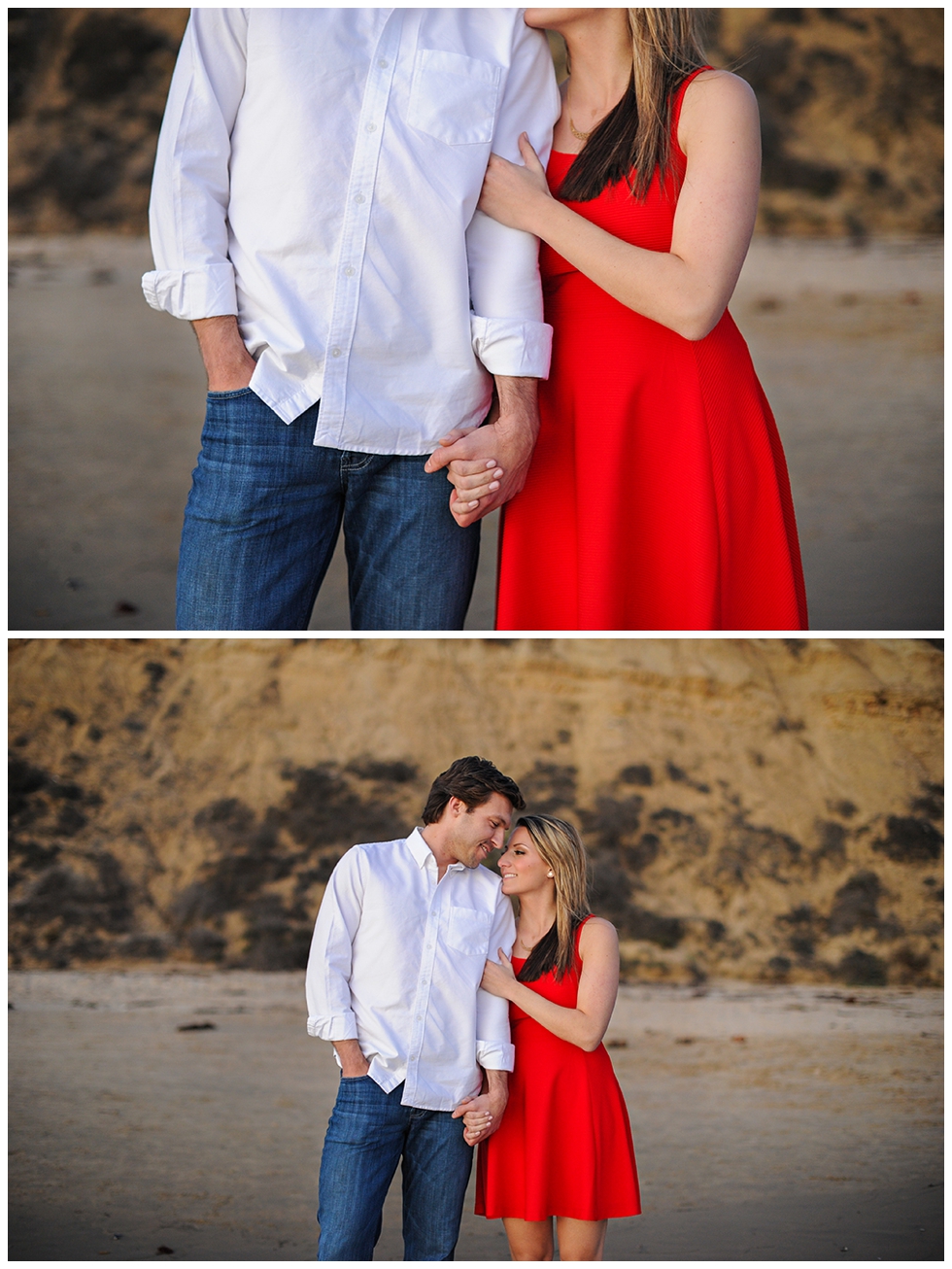 Romantic Crystal Cove Laguna Beach Sunset Engagement Photos Wes and Sara-21